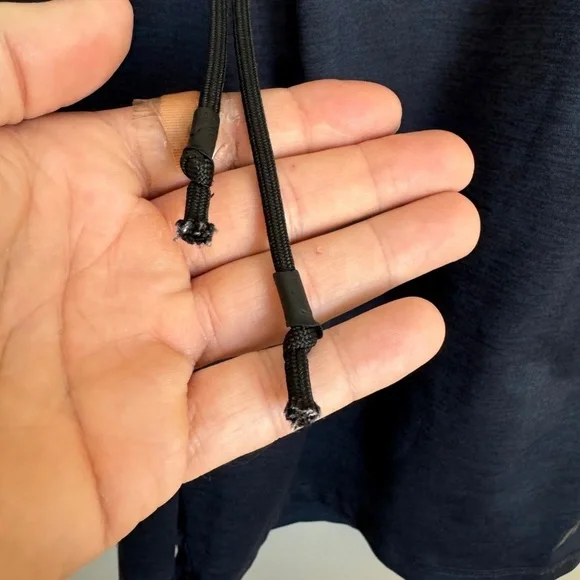 Russell Men's Blue/Black Elastic Waist Athletic Shorts Size Large Training Gym - Picture 3 of 13